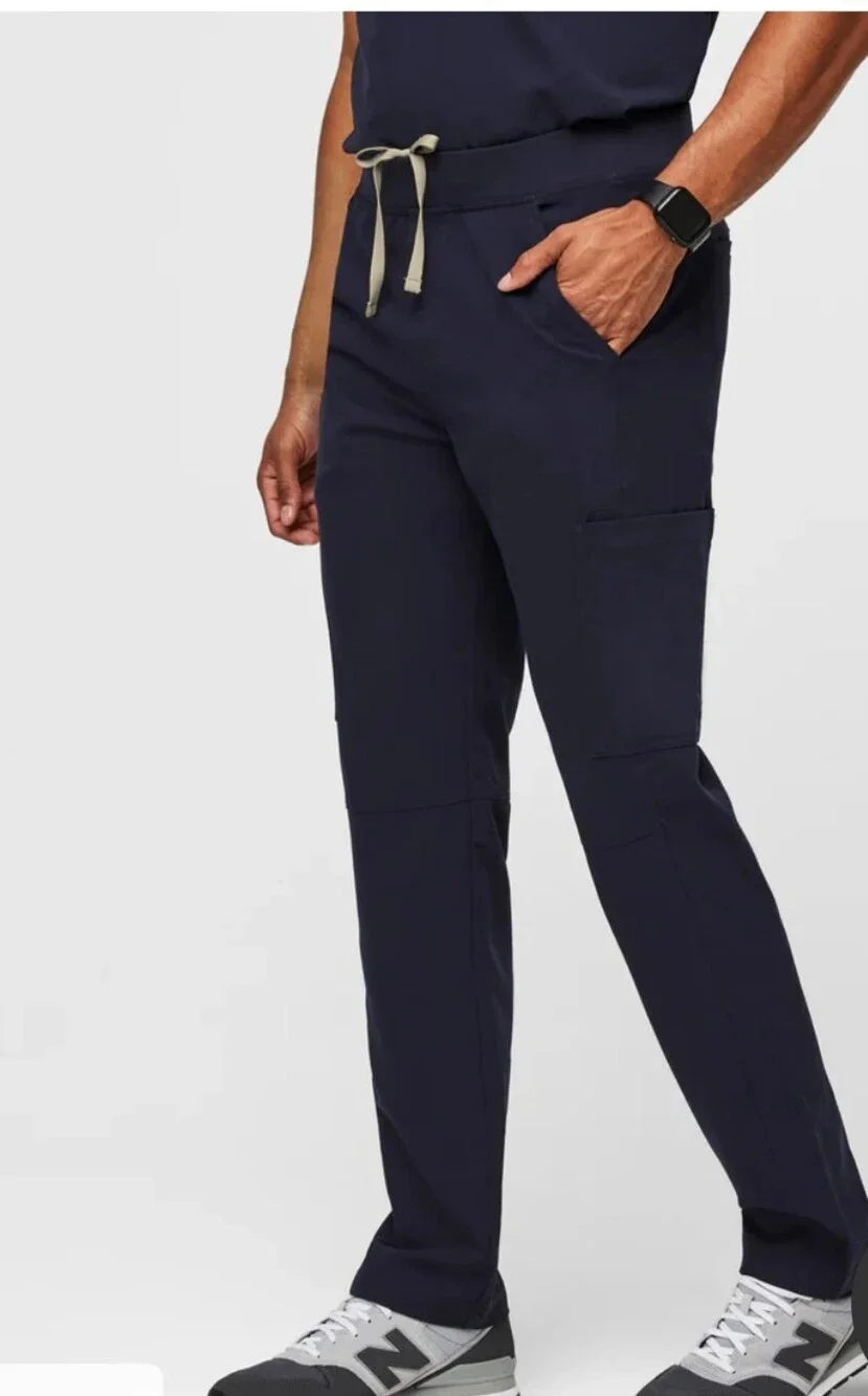 Figs Axim Men's Navy Scrub Pants, Size L